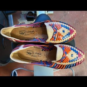 Multicolor original Mexican huaraches